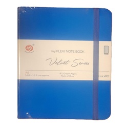 God's Grace A6 My FLEXI Velvet Series Notebook 192 Graph pages 13526
